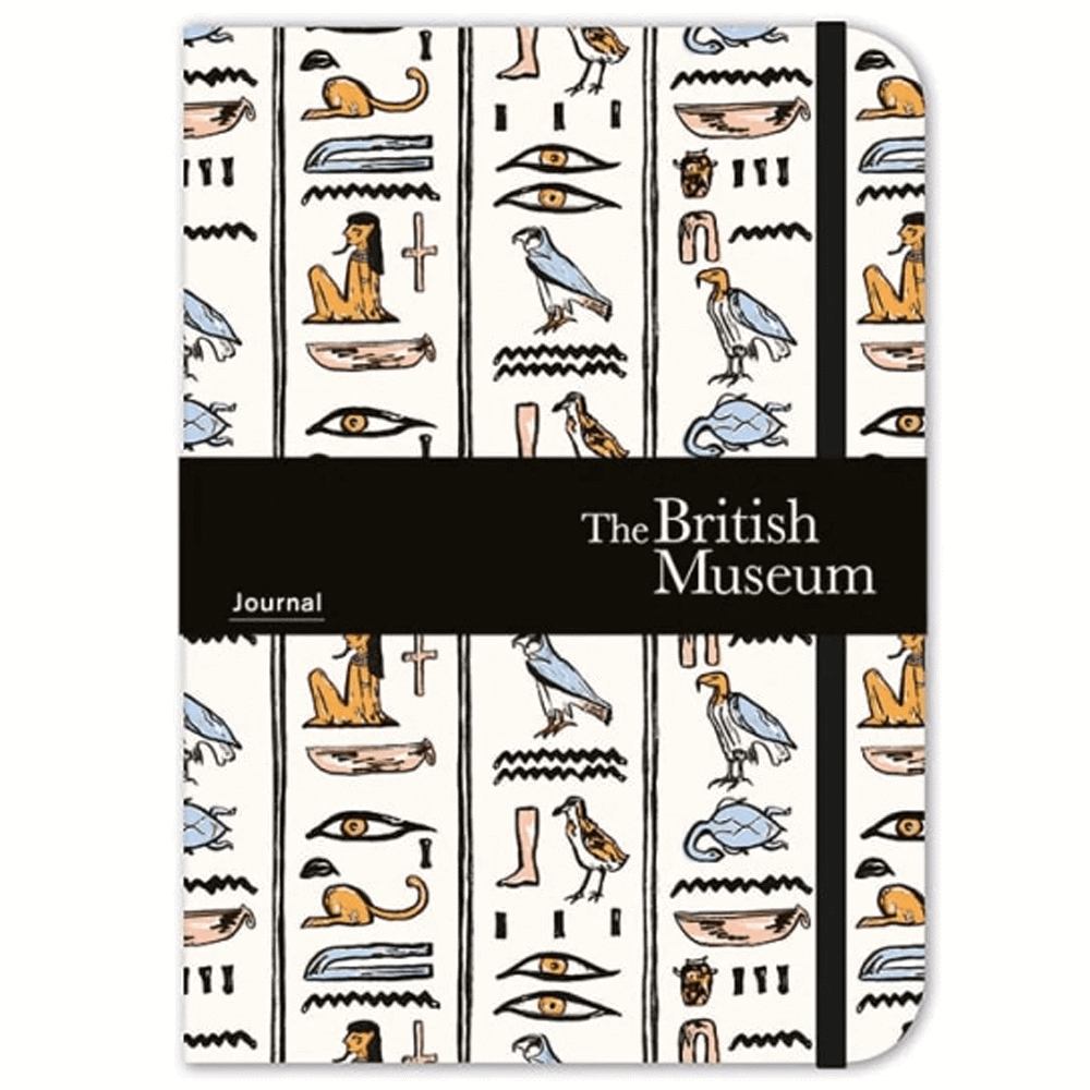 The British Museum Hieroglyphics Elasticated Lined Journal